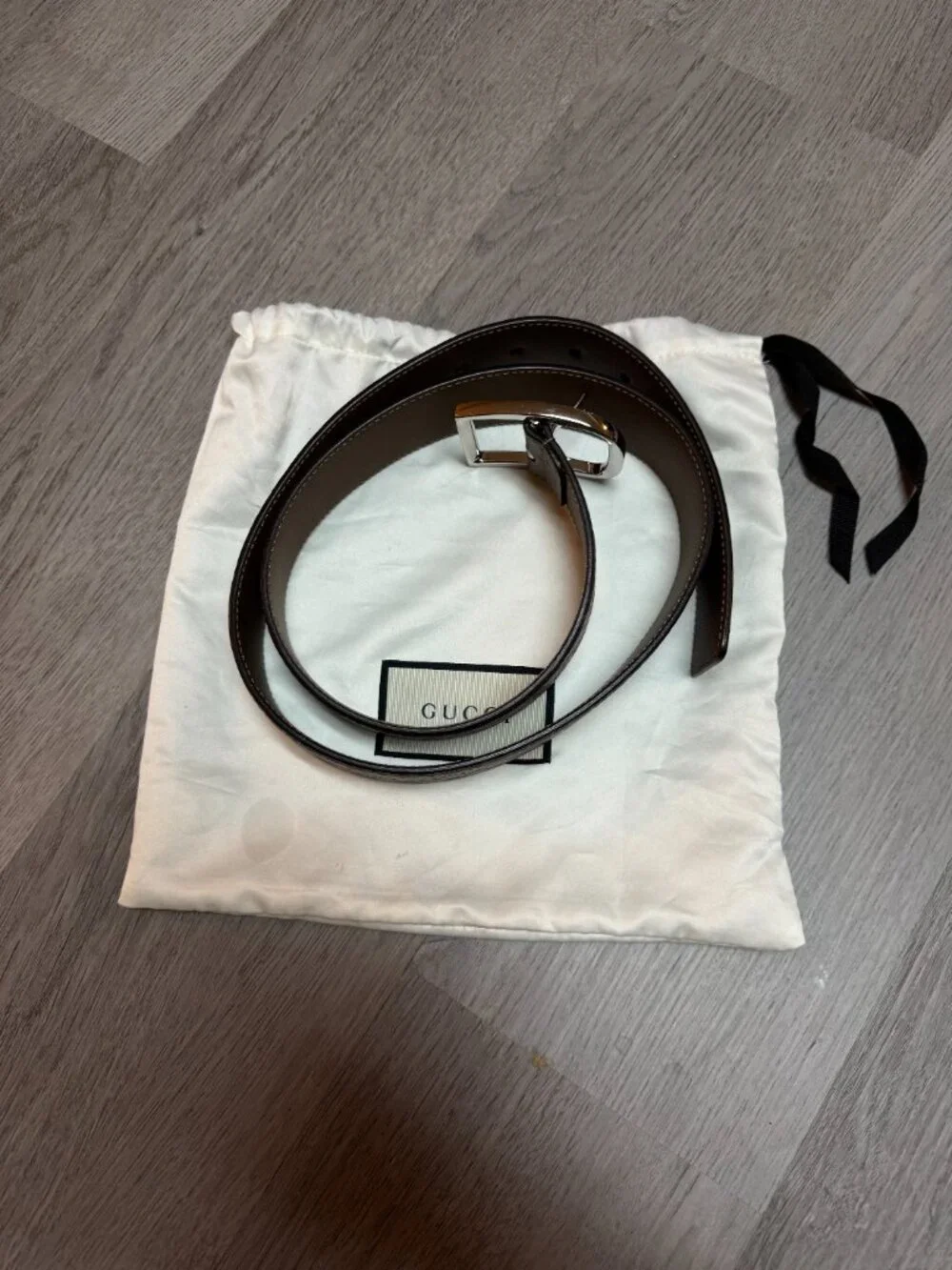 Gucci Belt Brown 449716 Sz 95/38 w/ Dust Bag ✨